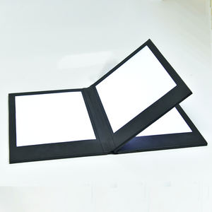 Menú Digital LED Recargable para Escritorio, para Hostelerí<span class=keywords><strong>a</strong></span> y Catering, Menú de Cuero A4 de Tres Caras - Product Image 3