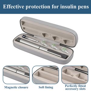 <b>Plastic</b> Waterproof and Stain-resistant Insulin Pen-type Syringe Universal Portable Packaging <b>Box</b> - Product Image 2