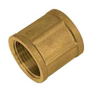 Manchon femelle/femelle en laiton jaune 3/8 \ "Techniques de forgeage lisse divers raccords de connecteurs de tête 50mm 14mm 30mm 10mm - Product Image 1