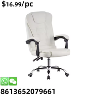 Chaise de bureau de luxe en métal maillé pour salle de lecture à dossier haut