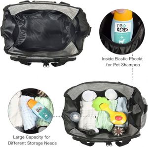 Free Sample Pet Grooming Organizer <b>Bag</b>, Dog Grooming <b>Tools</b> <b>Tote</b> <b>Bag</b>, Adjustable Dog Grooming Kit Shoulder <b>Bag</b> for Pet Groomer, - Product Image 6