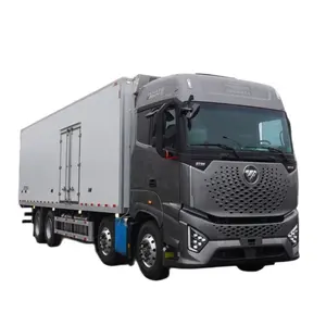 Neu Gute Qualität 40 Tonnen LKW Foton Chassis Kühlwagen Box 8x4 12 Räder 60 cbm Kühlwagen zu verkaufen