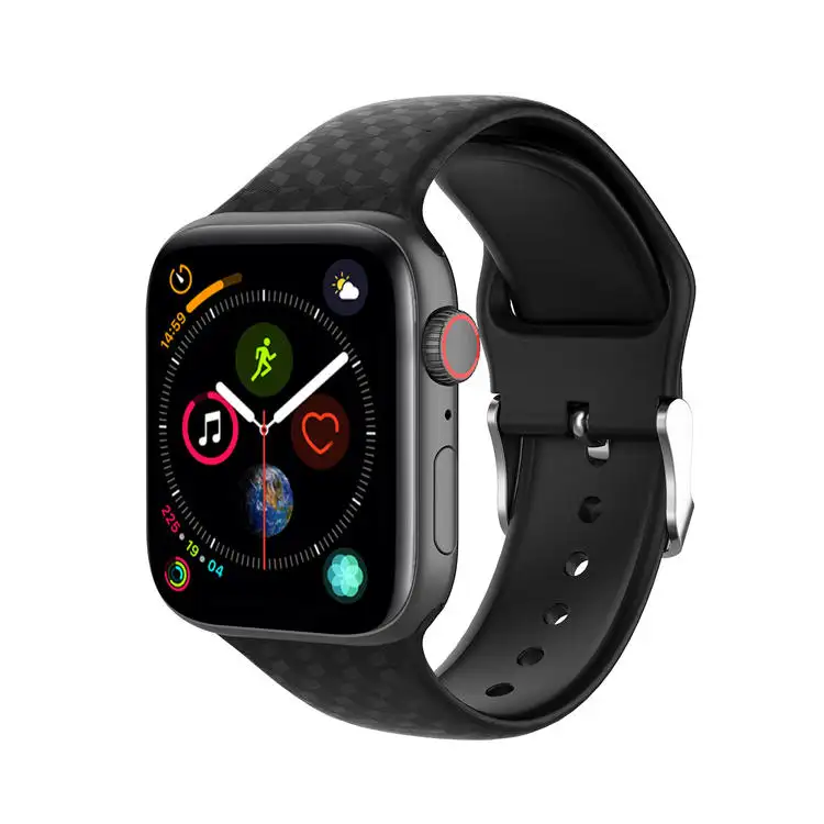 Индивидуальная форма, удобный 3D ремешок из ТПЭ для часов Apple watch Band, удобный для Apple Watch Series 5 4 3 2 1