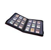 Carpeta JUZI al por mayor con 9 bolsillos para 252 tarjetas coleccionables, con 20 fundas extraíbles tipo Toploader, archivador de tarjetas de PU