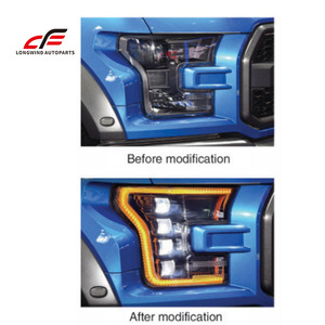 长丰汽车配件升级发光二极管改装头灯四透镜改装头灯福特F150 2015-2020 - Product Image 4