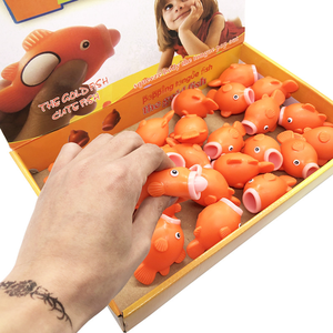 YL10 karikatür küçük balık tükürmek dil oyuncak bebekler ekstrüzyon dekompresyon çocuk hediye oyuncaklar yumuşak plastik oyuncak Apretar el juguete - Product Image 4
