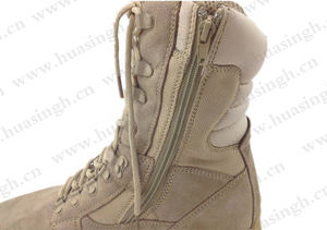 ZH, Arabia Area รองเท้าบูทหนังยุทธวิธีสำหรับผู้ชาย,รองเท้าบูทหนังกันกระแทก EVA + พื้นรองเท้ายางรองเท้าต่อสู้ HSM074 - Product Image 5