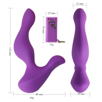 Silikon Analplug Butt Plug Prostata-Massage-Spielzeug Sexspielzeug für Männer Schwule Spielzeug Hausgemachter Vibrator Sexspielzeug für Frauen