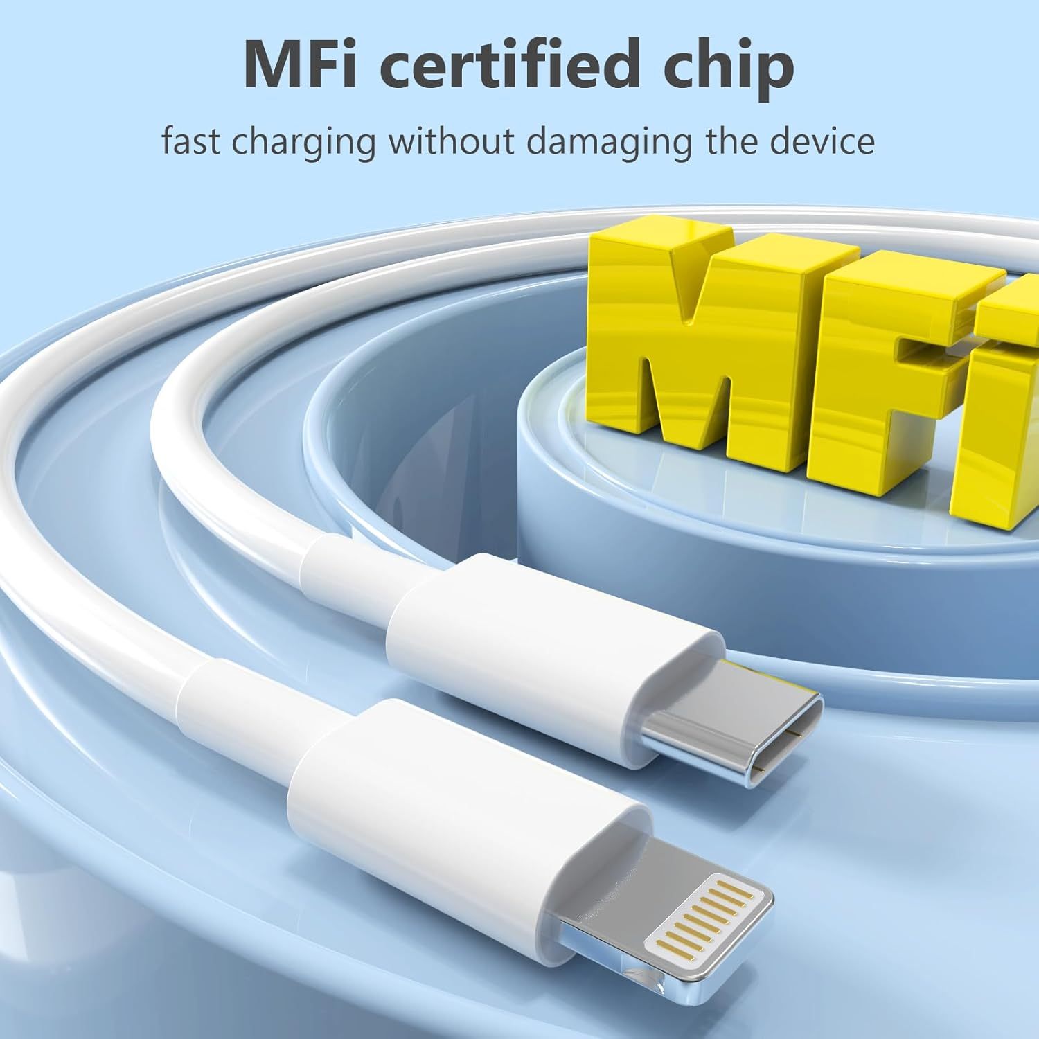 Customize MFI Certified 1m 2m Usb C Type C Charger Fast Charging Cable for Iphone 16 15 14 13 12 11 Pro Max Charging Cable · image 4