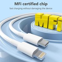 Câble de Charge Rapide USB-C MFi Certifié, 1m 2m, Personnalisable pour iPhone 16 15 14 13 12 11 Pro Max