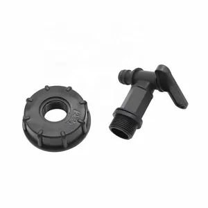 Thread Plastic IBC Tank Tap 1000L IBC To 1/2"(15mm) Adapter Garden Irrigation Connection Valve Hose Switch Fittings