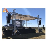 Structure de scène mobile en aluminium pour DJ, éclairage de scène de concert, éclairage de scène musicale, structure de scène DJ, éclairage DJ mobile, structure de scène en aluminium, structure de scène DJ pour spectacle