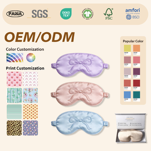 Masque de sommeil de luxe personnalisé LINYE Premium Factory, 16, 19, 22 Momme, 100% soie de mûrier pure, masque pour les yeux pour dormir - Product Image 3