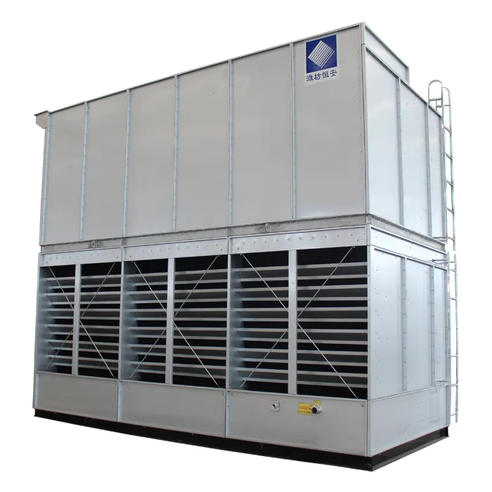 工業用Al-Zn合金コーティングされた鋼板クロスフローファン1000 m3冷却塔For Industrial Refrigeration