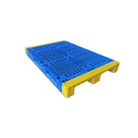 Palette en plastique à 3 roulettes, format non standard, empilable, recyclée, à grille ouverte, 1500x1000mm, pour stockage en entrepôt