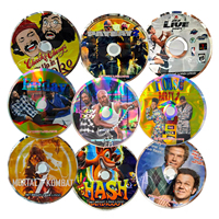 Sacs refermables imprimés personnalisés de 3.5g en mylar étuis vides anti-odeur pour CD/DVD étuis pour bonbons à biscuits découpés Cali en forme de cercle 8e sacs