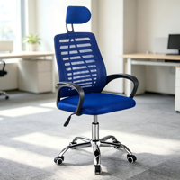 Chaise de bureau exécutive pliable et réglable en acier inoxydable avec dossier en maille, pour usage hôtelier, plusieurs couleurs, vente en gros directe usine