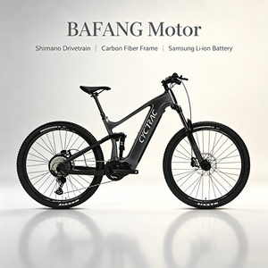 Bicicletta Elettrica da Montagna Full Suspension in Fibra di Carbonio con Motore Centrale Bafang M560 500W, 12 Velocità, Batteria 720Wh a Lunga Autonomia - Product Image 1