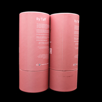 Vente de tubes en papier ronds personnalisés imprimés, emballages recyclables en carton, boîtes en papier pour cadeaux, cosmétiques, bougies, thé
