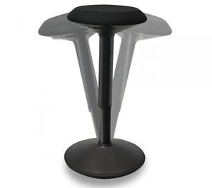 Chaise de <span class=keywords><strong>bureau</strong></span> assise sur pied de style moderne tabouret oscillant réglable nouvellement développé chaise é<span class=keywords><strong>l</strong></span>évatrice <span class=keywords><strong>en</strong></span> tissu - Product Image 2