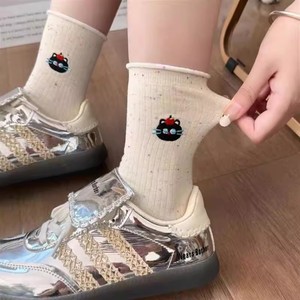 Women's Mid Calf Slouch <b>Socks</b> Cartoon Cute Breathable Sweat Absorbing Autumn <b>Winter</b> Japanese Style Regular Casual <b>Socks</b> - Product Image 4