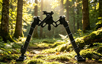 Trépied de chasse en alliage d'aluminium, directement du fabricant, avec support de 20 mm, accessoires de support de trépied de chasse réglables