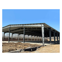 Hangar agricole métallique pour traitement du café et cacao — Structure galvanisée, ventilation tropicale optimisée, protection
