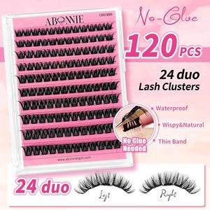 Abonie Faux Cils Auto-Adhésifs Sans Colle 8-16mm Courbure D Bande Invisible Cils Entiers - Product Image 4