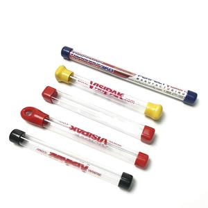 Transparent Pc <b>Packaging</b> Round Tubes With Caps Screen <b>Printing</b> Customizable Capacity Plastic Tubes For Storage And Transport - Product Image 1