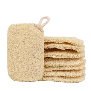 Dishwashing Sponges Natural Loofah Sponge Kitchen Brush Cloth Natural Sponge Dishes Cleaning Kitchen Scrubber Bath Home - Product Image 1