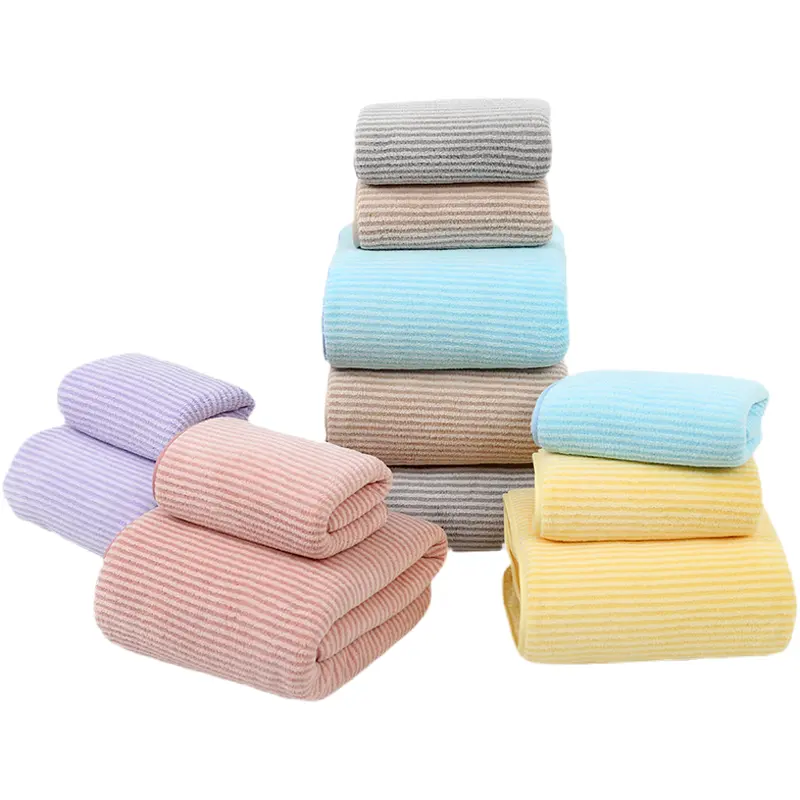 AMAZON HOT SALE Custom baby Children Bath Towel 100% Microfiber Towel Set Wholesale face towels