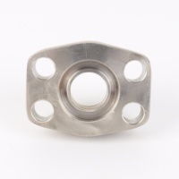 Bride à souder filetée en acier inoxydable 304L, norme ISO 6162 (codes 61 et 62), haute pression, résistante à la corrosion, pour nettoyage acide, modèle CNC AFL