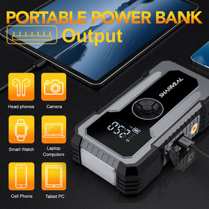 3 en 1 12V 2000a Batería de fosfato recargable portátil Arrancador de batería de coche y cilindro de bomba de aire - Product Image 4