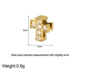 Breloques en acier inoxydable perle coeur Western <span class=keywords><strong>Cowboy</strong></span> botte papillon croix pendentif pour la fabrication de bijoux bracelet à bricoler soi-même collier boucle d'oreille - Product Image 3