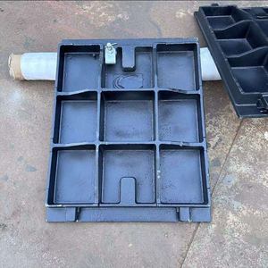 Couvercle de trou d'homme en fer ductile soudé en acier au carbone galvanisé EN-124 C250, utilisé pour l'inspection des télécommunications - Product Image 3