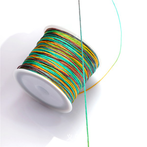 Variegated Colored No 72 Jade <b>Thread</b> 30 Meters For Bracelet Braiding Handmade <b>Beading</b> Rope DIY Jewelry Making Supplies - Product Image 3