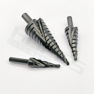 Đầu khoan bước HSS phủ nitơ đen 4-12-20-32 10-45mm với rãnh xoắn thẳng, thân ba cạnh - Product Image 4