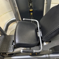 Machine de fitness commerciale réglable en acier pour musculation, équipement d'entraînement similaire à un chargeur compact, presse à jambes assise