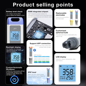 Factory New Wholesale Digital Conductivity Meter Laboratory Bench PH Meter Precision PH Value <strong>Tester</strong> <strong>OPR</strong> pH Meter PH219 - Product Image 4