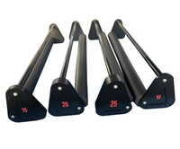 Haltères triangulaires en fonte en promotion avec design professionnel, poignée confortable et garantie de qualité à vie pour le fitness
