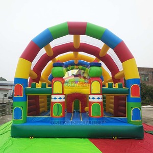 Orient Amusement gonflable carnaval populaire Tunnel gonflable multi play enfants sautant obstacle jouer <span class=keywords><strong>funcity</strong></span> - Product Image 1