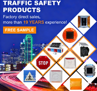 Precio de distribuidor Panel solar de energía solar 6 luces LED parpadeantes Ojos de gato Road Stud Solar Traffic Driveway Raised Marker