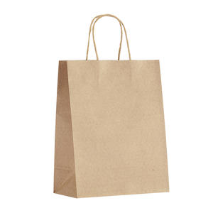 Sac à main en papier kraft, matériau d'origine écologique, sac à provisions, sac fourre-tout à emporter - Product Image 5