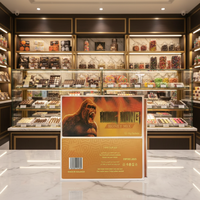 Boîte à miel en papier mat laminé brillant écologique Vip King Honey Mix pour l'emballage de barres chocolatées en feuille d'or