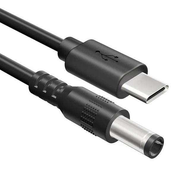 USB 3.1 Type C USB-C Male to DC 5.5X2.5mm Male Power Jack Extension Charge Cable Charging Cord Adapter (Type c to 5.5X2.5mm)