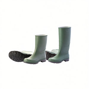 Botas de Lluvia de PVC Verde TTAKE con Suela Negra, Calzado de Seguridad para Uso en Exteriores - Product Image 2