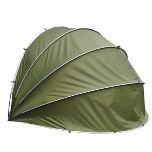 Tente de garage pour moto/cyclomoteur/scooter, structure métallique, auvent suspendu, tissu Oxford PU4000 enduit argenté, simple, quatre saisons, >3000 mm - Product Image 1