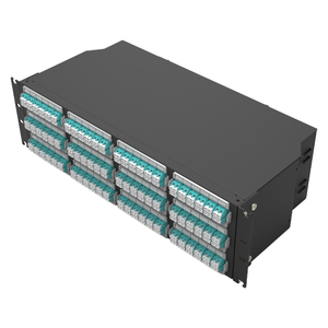 Fabrika 3U Mpo-Lc Fiber Optik Patch Panel 12-72 Port SPCC Malzeme ISO/RoHS Sertifikalı Siyah <span class=keywords><strong>3</strong></span> Yıl Garantili ODF Portu FTTH için - Product Image 2