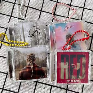 Porte-clés <span class=keywords><strong>CD</strong></span> en acrylique personnalisé Kpop Music Charms DIY Anime <span class=keywords><strong>Mini</strong></span> Album Vinyl Record Box Porte-clés - Product Image 6