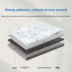 Blue Waterproof Vitrified Tile Adhesive for Interior Wall and Floor Tiles Repairing Hollow <b>Gaps</b> Strong Bonding Power - Product Image 4